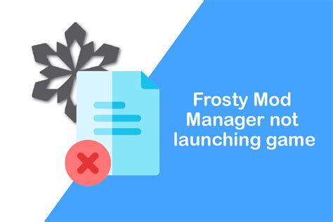 frosty mod manager not working